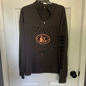 Womens Tito’s 3/4 zip sweatshirt